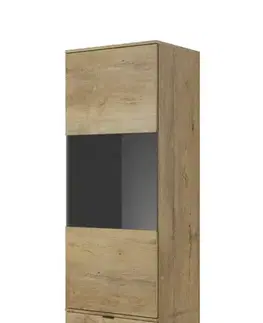 Knižnice Vysoká vitrína NEST W-2 Halmar