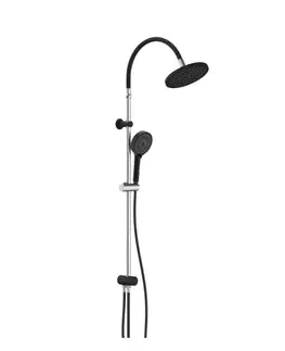Kúpeľňové batérie Eisl Eisl - Sprchový set bez batérie MATAO, chróm / čierna 60627 60627