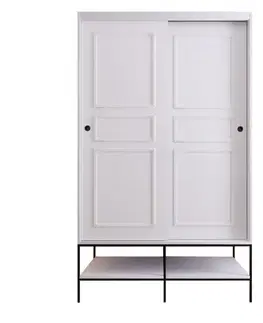 Šatňové skrine Šatníková skriňa Martin 120 - White