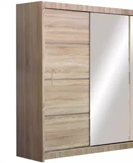 Šatníkové skrine Skriňa Vista 150 cm son