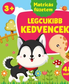Nalepovačky, vystrihovačky, skladačky Legcukibb kedvencek - 48 db matricával - Mária Nagy