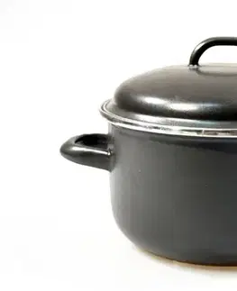 Hrnce BELIS - Smaltovaný hrniec s pokrievkou Belis Lux 16cm, 1,5L