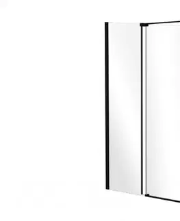 Sprchovacie kúty BESCO - Walk-in sprchovací kút VAYO BLACK - FARBA rámu - Čierna, Rozmer A - 130, Rozmer C - 200, Smer zatvárania - Univerzálne Ľavé / Pravé, Výplň - Číre bezpečnostné sklo - 8 mm BCVAYO130BC