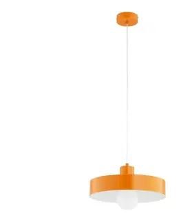 Svietidlá  Závesný luster NEVERA 1xE27/15W/230V oranžový 61558