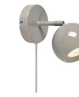 Svietidlá Markslöjd 108983 - Nástenné bodové svietidlo POP 1xGU10/7W/230V sivé 108983
