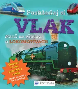 Leporelá, krabičky, puzzle knihy Poskladaj si vlak
