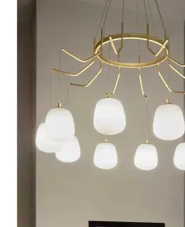 Svietidlá Ideal Lux - LED Luster na lanku KAROUSEL 10xG9/3W/230V pr. 82,5 cm mosadz 206394