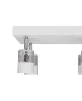 Svietidlá  LED Bodové svietidlo TUBSSON 4xGU10/4,8W/230V biela/lesklý chróm R-KWD 1166/4 WT+CH