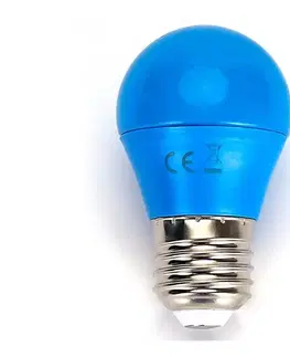 Žiarovky  B.V. LED Žiarovka G45 E27/4W/230V modrá -  100003OGC