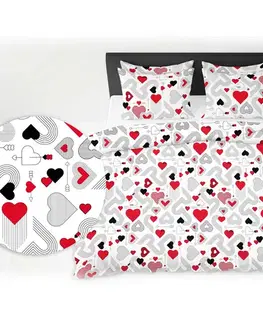 Obliečky Obliečky flanelové Love dream 200x140cm+90x70cm TiaHome