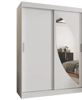 Šatníkové skrine Skriňa Milo 180 biela