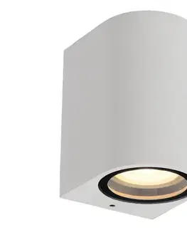 Svietidlá Lucide 69801/01/31 - Vonkajšie nástenné svietidlo ZARO 1xGU10/35W/230V IP44 biela 69801/01/31