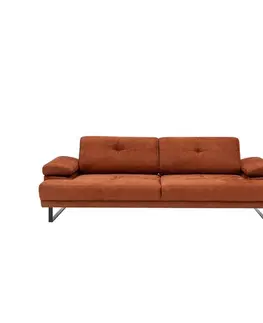Pohovky a gauče Trojmiestna rozkladacia pohovka Mustang - Orange