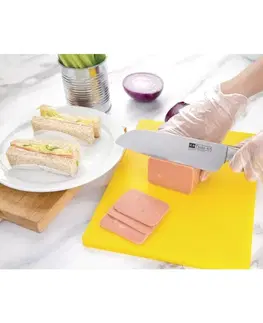 Kuchynské nože Tsuki nôž z damaškovej ocele 18 cm - Santoku