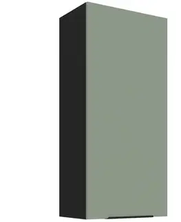 Kuchynské skrinky visiace Kuchynská skrinka Aria-Sa/Bl Anti Fingerprint 50g-108 1f