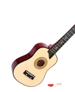 Hudobné nástroje pre deti Legler hračka dřevěná Gitara přírodní