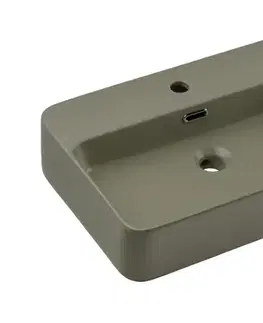 Umývadlá ArtCom Keramické umývadlo TRUST 2 E-6282 | zelený mat 55 cm