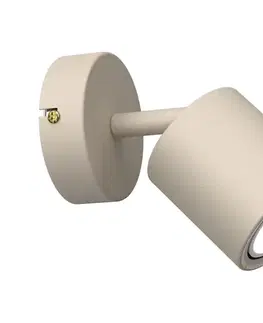 Svietidlá  Nástenné bodové svietidlo DEMIA 1xGU10/8W/230V béžové 9253