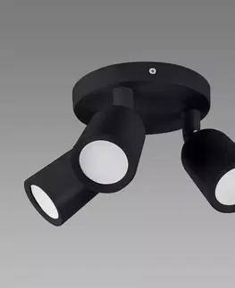 Lampy do obývačky Lampa Bogna GU10 3C Black 03987 Ls3