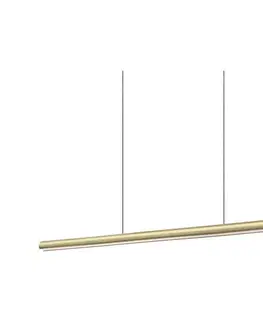 Svietidlá Ideal Lux - LED stmievateľný závesný luster na lankách DORICA LED/35W/230V CRI 90 140 cm mosadz 366449
