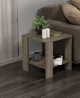 Konferenčné stolíky Príručný stolík / Odkladací stolík Midi Yan - Walnut
