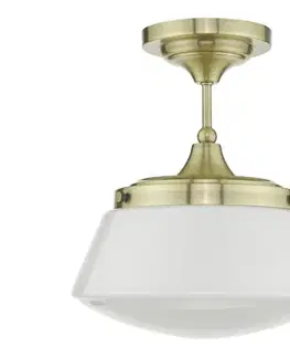 Svietidlá Där Lighting Där Lighting CAD0175 -Kúpeľňový prisadený luster CADEN 1xE27/60W/230V IP44 mosadz CAD0175