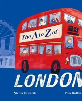 Leporelá, krabičky, puzzle knihy The A-Z of London - Nicola Edwards