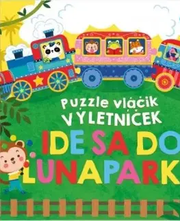 Leporelá, krabičky, puzzle knihy Puzzle vláčik Výletníček: Ide sa do lunaparku