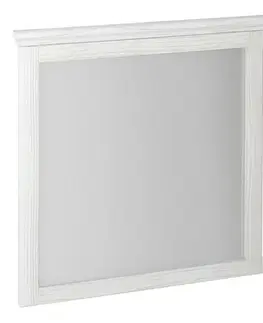Kúpeľňové zrkadlá SAPHO - CROSS zrkadlo v drevenom ráme 70x80cm, starobiela CR212