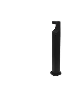 LED osvetlenie  LED Vonkajšia lampa PLESA LED/7W/230V IP54 3000K 50 cm čierna SKU006949