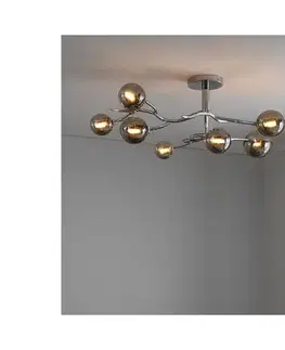 Svietidlá BRILAGI - LED prisadený luster MISTEL 9xG9/3W/230V čierny chróm/dymová 3009-9CS