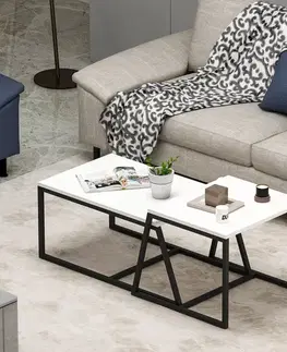 Konferenčné stolíky Konferenčný stolík Minimal - White