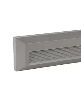LED osvetlenie  LED Vonkajšie schodiskové svietidlo LED/3W/230V 4000K IP65 šedá 211330