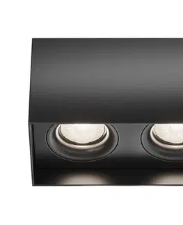 Svietidlá Maytoni C015CL-02B - Bodové svietidlo SLIM 2xGU10/50W/230V čierna C015CL-02B