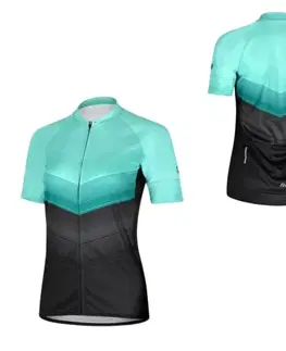 Cyklistické dresy Dámsky cyklistický dres s krátkym rukávom Etape Violet ružová/čierna - L