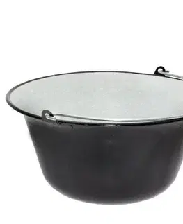 Outdoorové kotlíky Kinekus Kotol na guľáš smaltovaný 6 l TOP g6