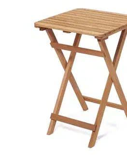 Záhradné stoličky a kreslá  Záhradný stolík 50x50 cm buk 644MYD1120