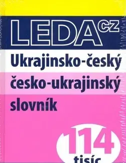 Jazykové učebnice, slovníky Ukrajinsko- český česko- ukrajinský slovník - 114 tisíc - Kolektív autorov