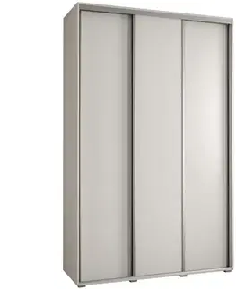 Šatníkové skrine Skriňa 45 Canaris 1 160 biela/silver