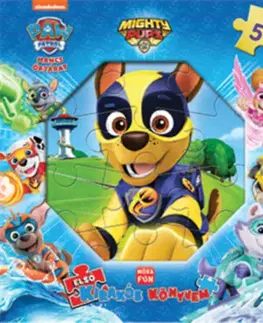Leporelá, krabičky, puzzle knihy Első kirakós könyvem - Mancs Őrjárat: Mighty pups
