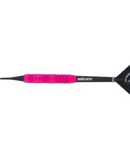 Šípky Šípky Unicorn Core Plus Rubberised Brass Pink 3ks 17 g