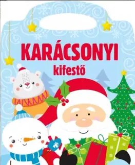 Nalepovačky, vystrihovačky, skladačky Karácsonyi kifestő