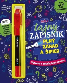 Pre deti a mládež - ostatné Môj tajný zápisník plný záhad a šifier - neuvedený,Lenka Sobolíková