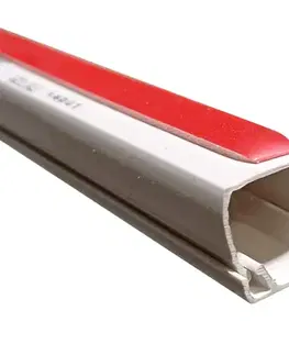 Záhrada Káblový kanál s lepiacou páskou 10x10 biely 2m 79719