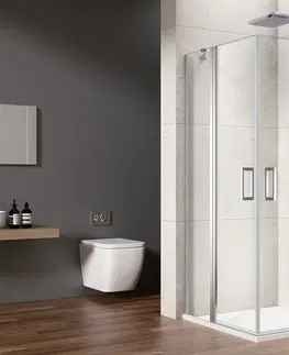 Sprchové dvere GELCO - LORO obdĺžniková sprchová zástena 900x800, rohový vstup GN4890-02