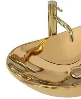Umývadlá REA - Umývadlo na dosku Royal Gold REA-U4545