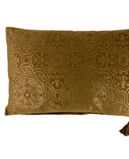 Dekoračné obliečky Obliečka Orient Velvet horčicová 30x50 Merkury Home