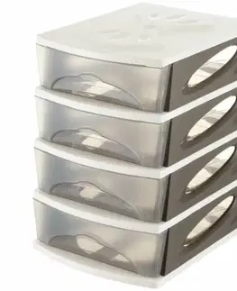 Odkvapkávače na riad Organizér MEDYA BOX, 26,5 x 35 x 39, taupe