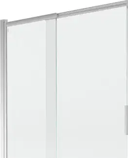 Sprchové dvere MEXEN - Fox 2-krídla posuvná vaňová zástena 120 x 150, transparent, chróm 891-120-002-01-00