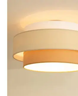 Svietidlá BRILAGI - Stropné svietidlo RESNA 1xE27/60W/230V pr. 40 cm krémová/béžová H0394